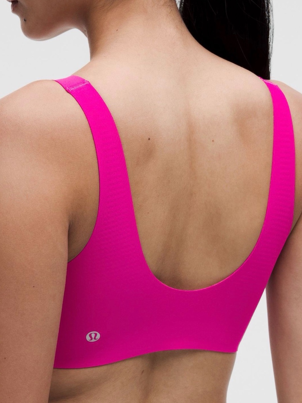 lululemon athletica Bright Pink Low-Back Glow Up Sports Bra